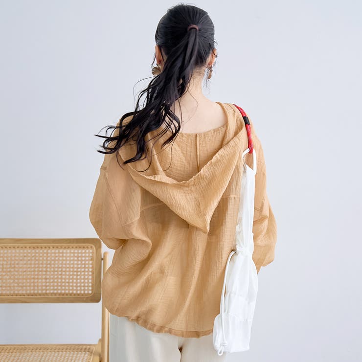 シアーフーディーシャツ | coen【women】 | 詳細画像20 