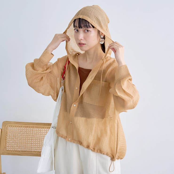 シアーフーディーシャツ | coen【women】 | 詳細画像21 