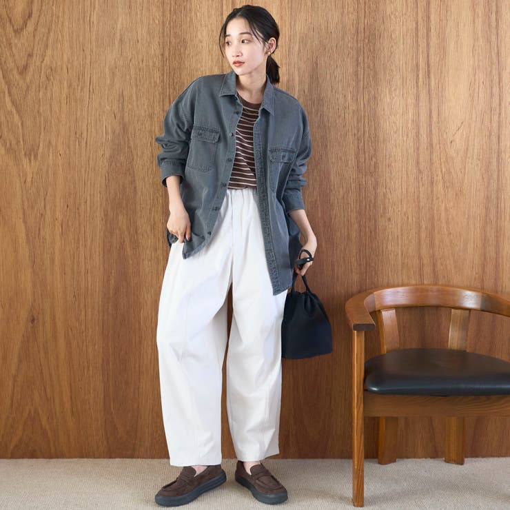 オーバーサイズデニムワークシャツ | coen【women】 | 詳細画像2 
