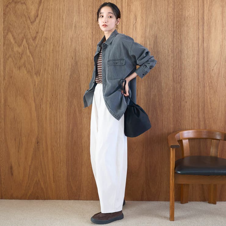オーバーサイズデニムワークシャツ | coen【women】 | 詳細画像3 