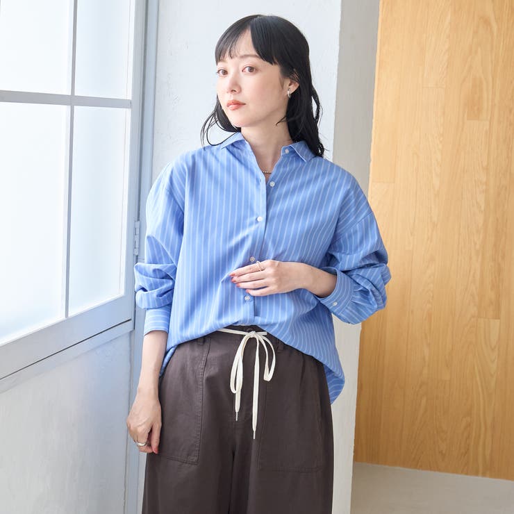 【定番シャツがリニューアル◎ 防しわ】イージーケア レギュラーカラーアソートシャ… | coen【women】 | 詳細画像35 
