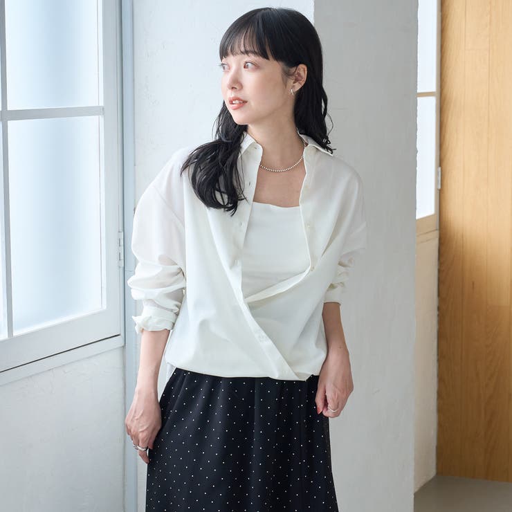 【定番シャツがリニューアル◎ 防しわ】イージーケア レギュラーカラーアソートシャ… | coen【women】 | 詳細画像8 