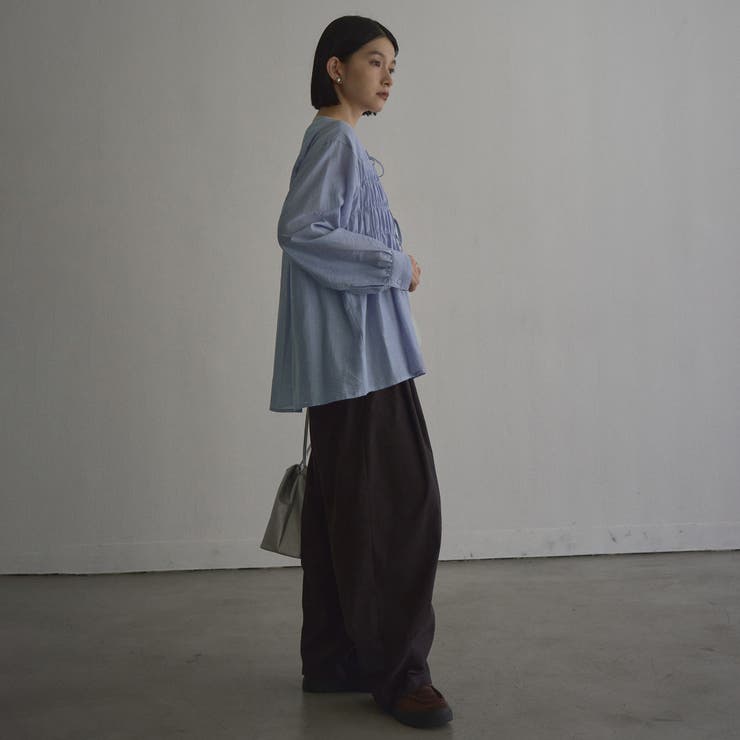 【秋カラー新登場◎/セットアイテム】シアーシャーリングシャツカーデセット | coen【women】 | 詳細画像15 