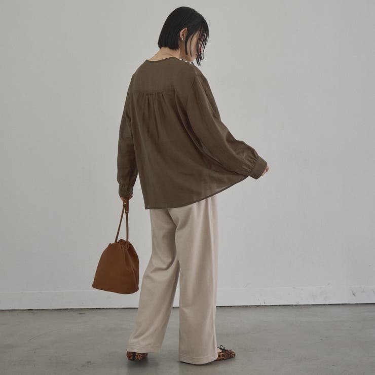 【秋カラー新登場◎/セットアイテム】シアーシャーリングシャツカーデセット | coen【women】 | 詳細画像9 