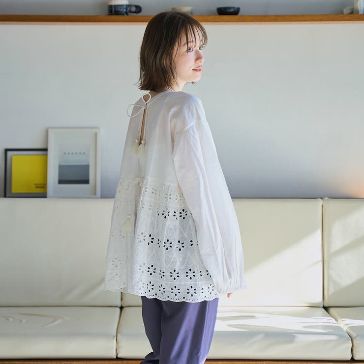 MARKET（マーケット）2way シフリレース ブラウス | coen【women】 | 詳細画像10 