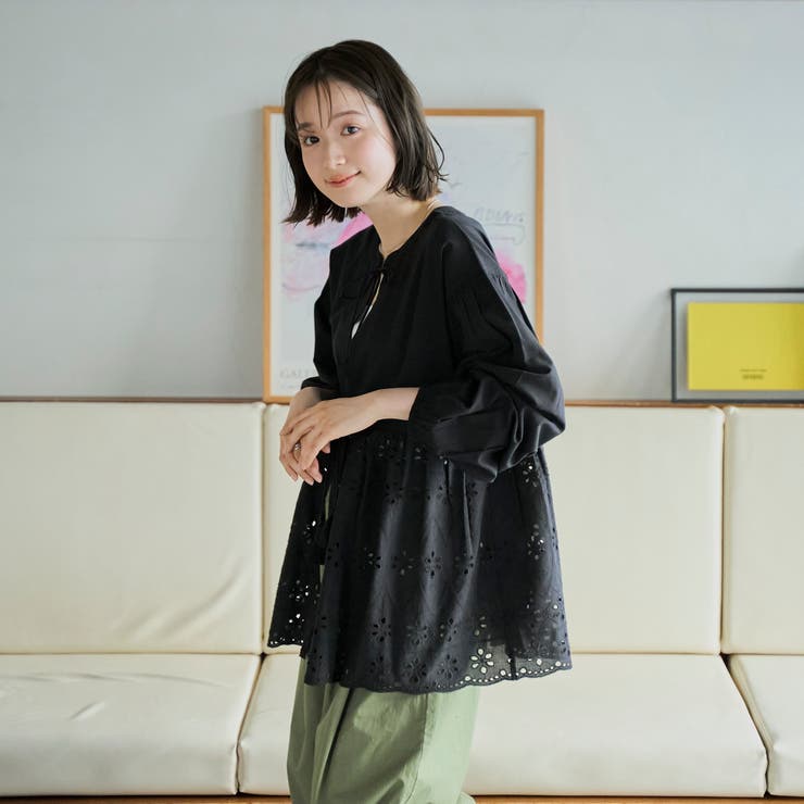 MARKET（マーケット）2way シフリレース ブラウス | coen【women】 | 詳細画像15 