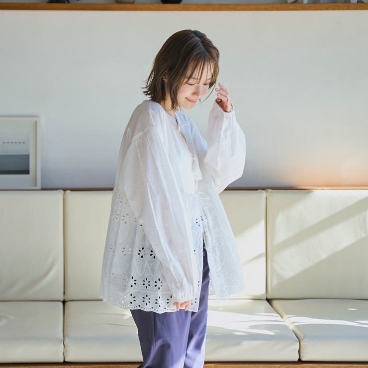 MARKET（マーケット）2way シフリレース ブラウス | coen【women】 | 詳細画像3 