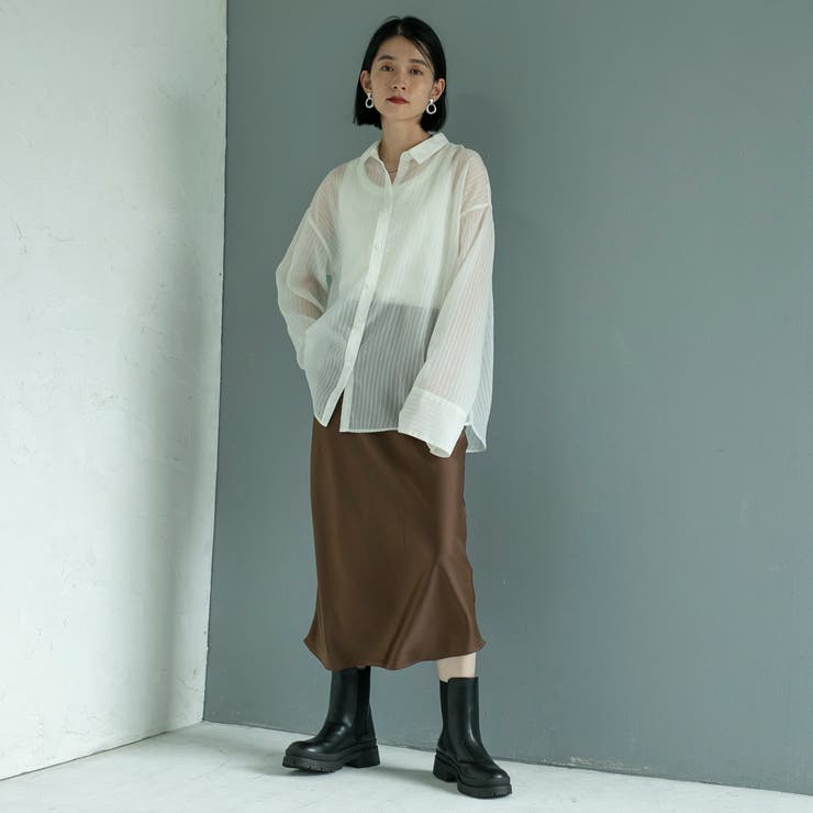 シャドーストライプシャツ | coen【women】 | 詳細画像10