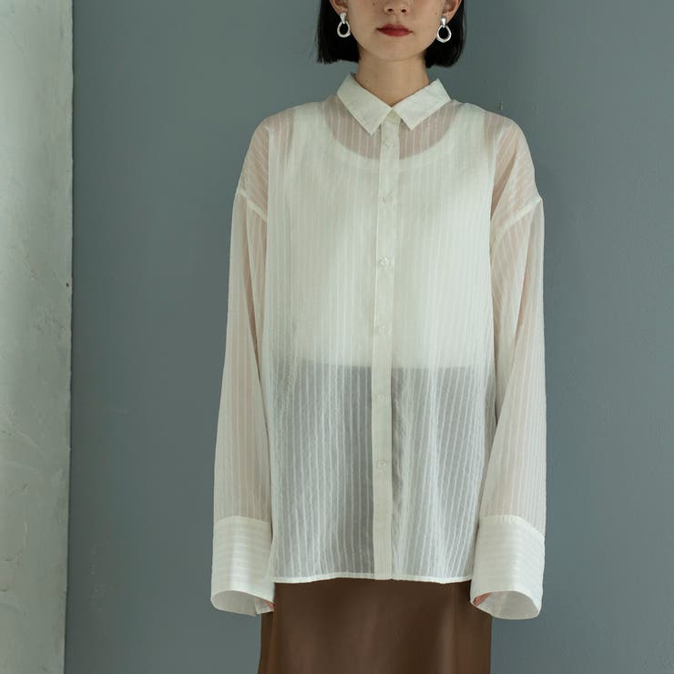 シャドーストライプシャツ | coen【women】 | 詳細画像11