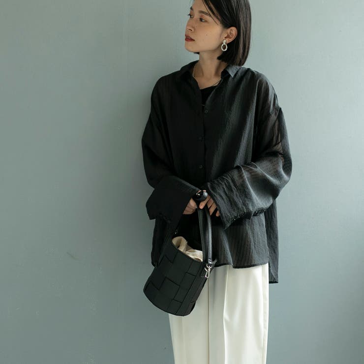 シャドーストライプシャツ | coen【women】 | 詳細画像28