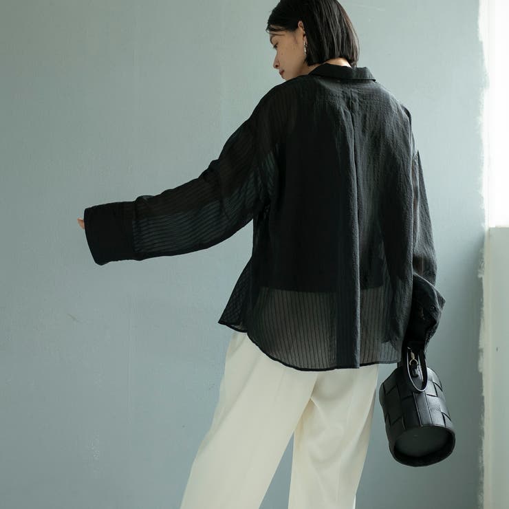 シャドーストライプシャツ | coen【women】 | 詳細画像29