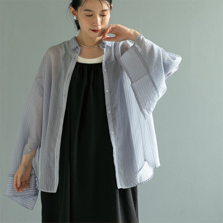 シャドーストライプシャツ | coen【women】 | 詳細画像32