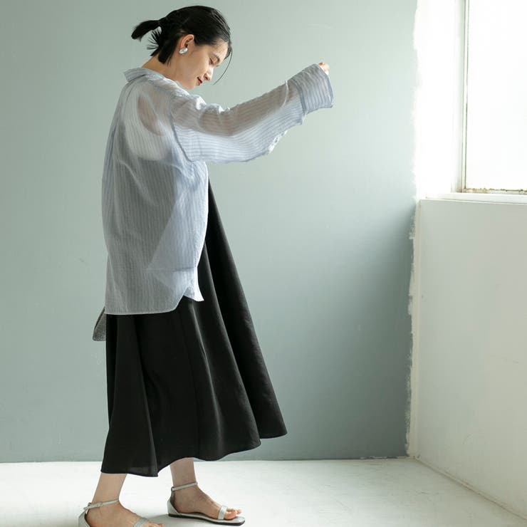 シャドーストライプシャツ | coen【women】 | 詳細画像37