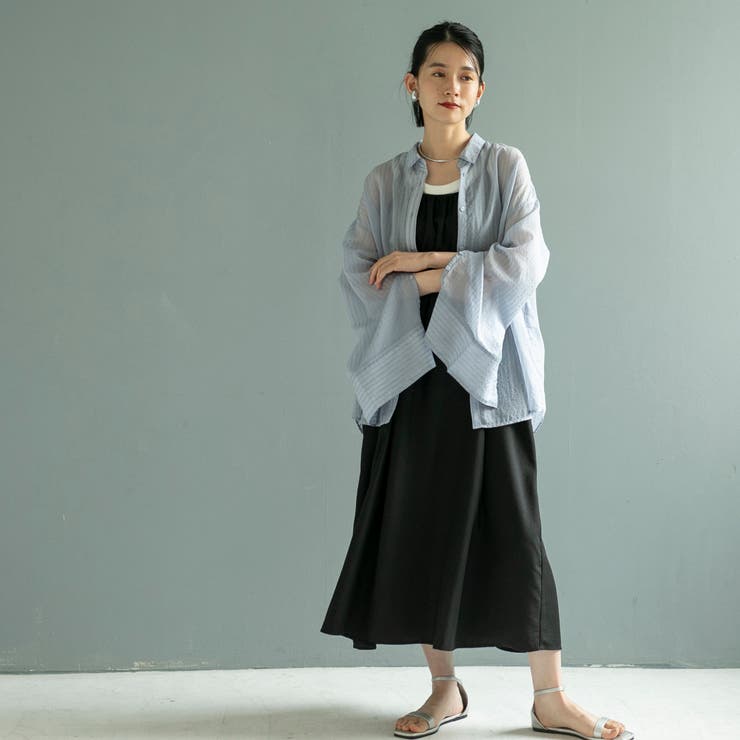 シャドーストライプシャツ | coen【women】 | 詳細画像40