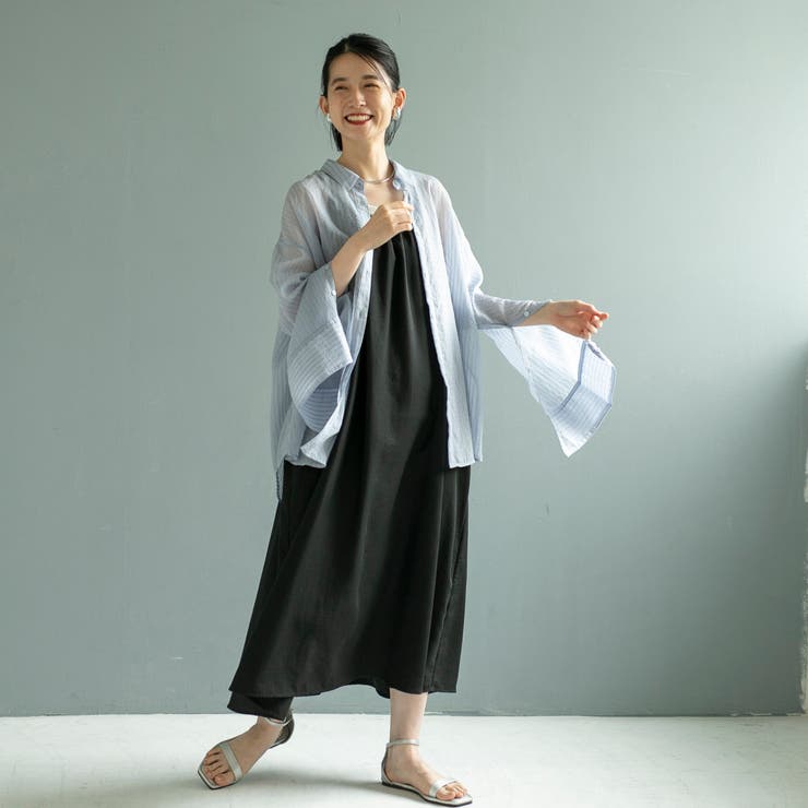 シャドーストライプシャツ | coen【women】 | 詳細画像41