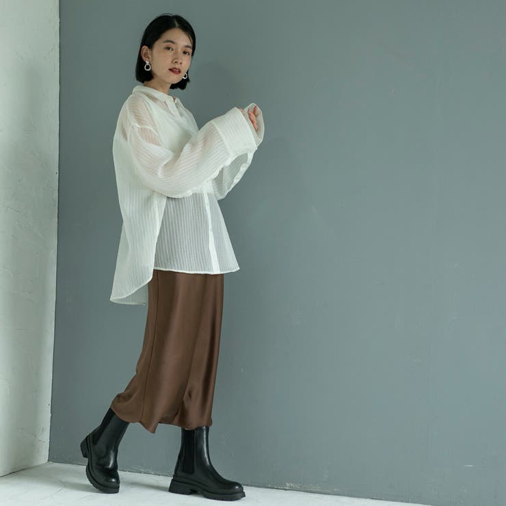 シャドーストライプシャツ | coen【women】 | 詳細画像8