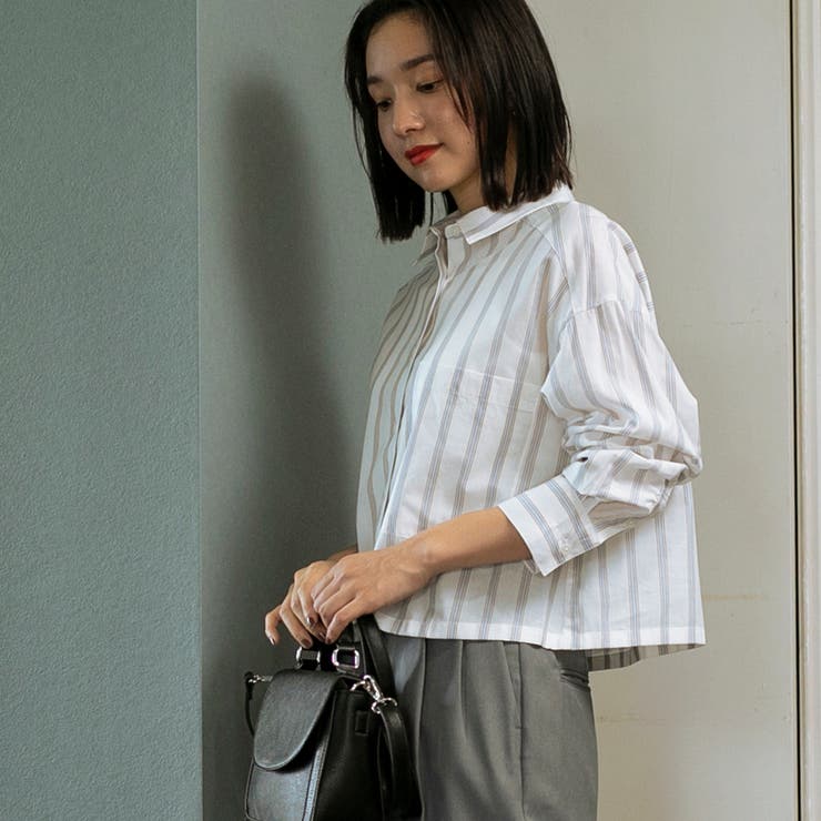 クロップドシャツ[品番：COEW0004681]｜coen【women】（コーエン