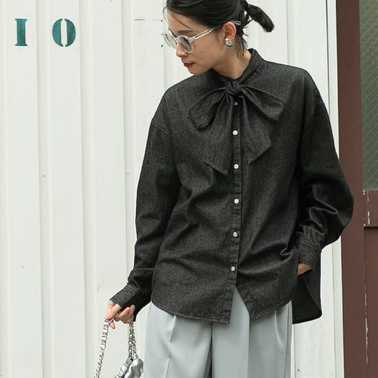 FRAMeWORK（フレームワーク）の「2way デニムブラウス（）」 - WEAR