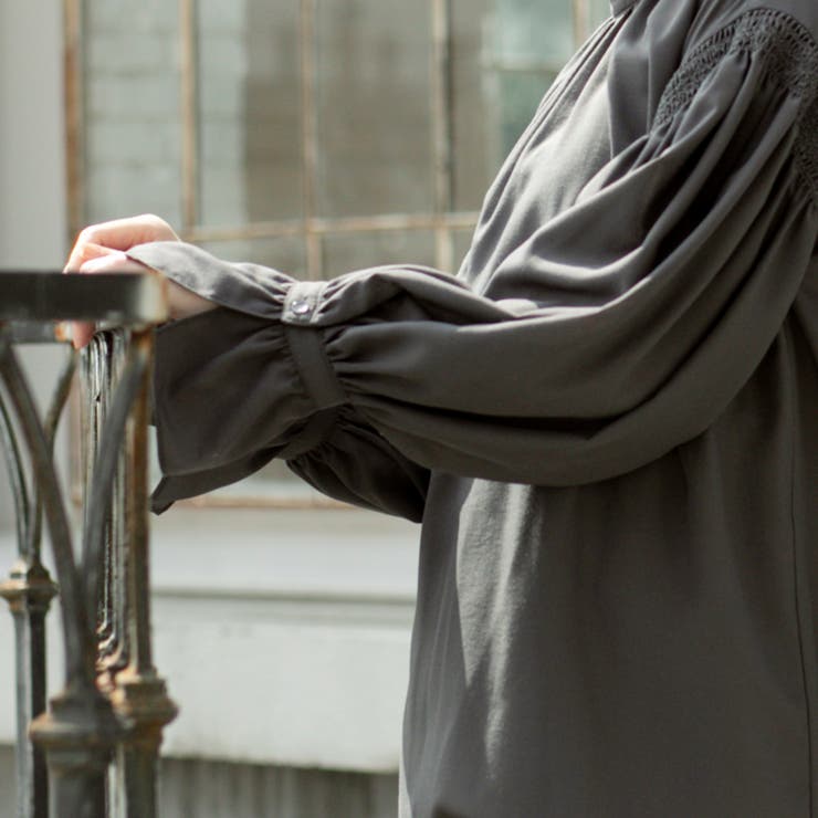 コットンタッチシャーリングブラウス | coen【women】 | 詳細画像21 