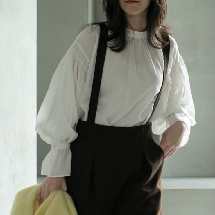コットンタッチシャーリングブラウス | coen【women】 | 詳細画像7 