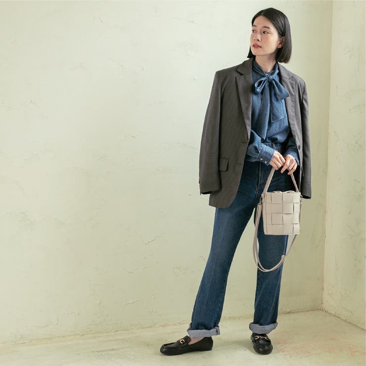 2WAYボウタイデニムシャツブラウス | coen【women】 | 詳細画像12 