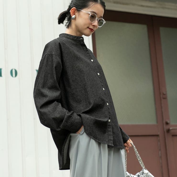 2WAYボウタイデニムシャツブラウス | coen【women】 | 詳細画像27 