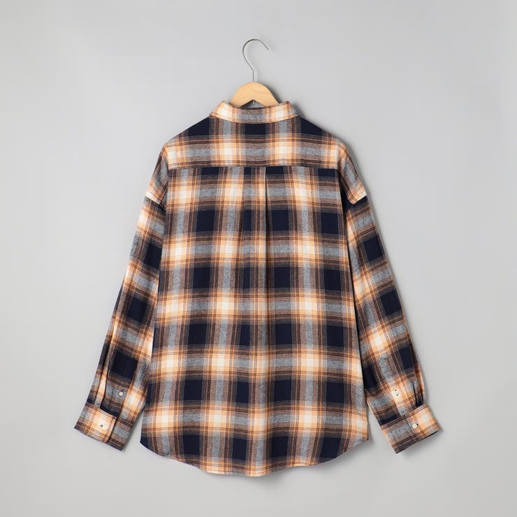 オンブレチェックレギュラーシャツ | coen【women】 | 詳細画像9 