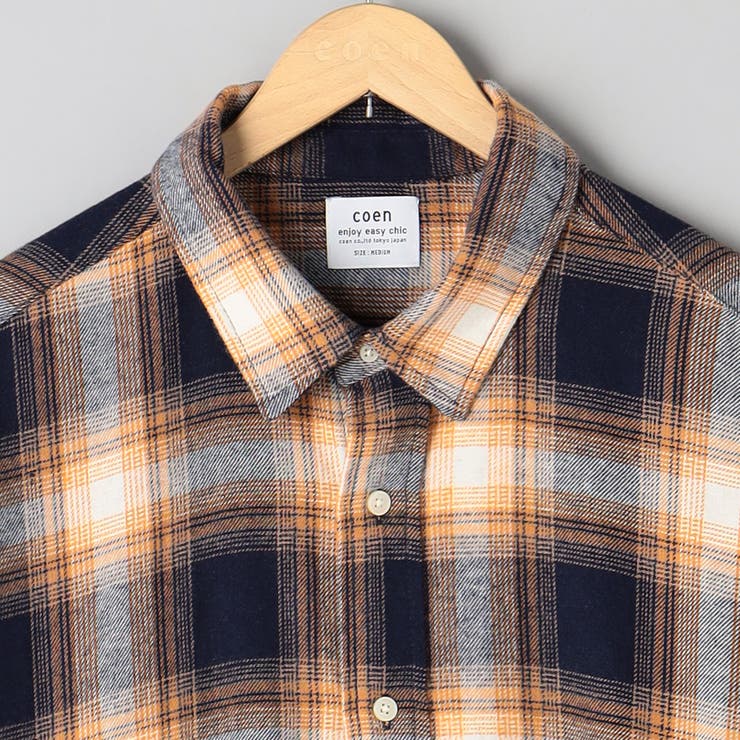 オンブレチェックレギュラーシャツ | coen【women】 | 詳細画像10 