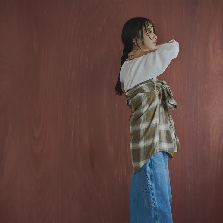 オンブレチェックレギュラーシャツ | coen【women】 | 詳細画像3 