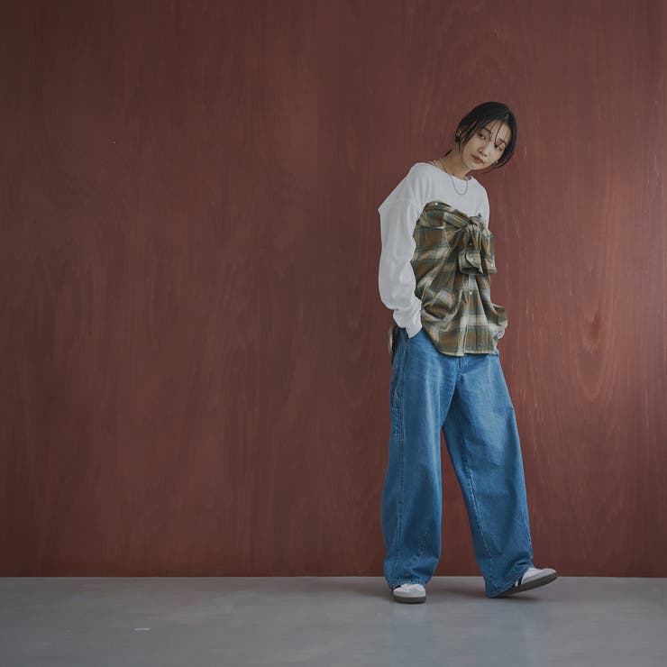 オンブレチェックレギュラーシャツ | coen【women】 | 詳細画像7 