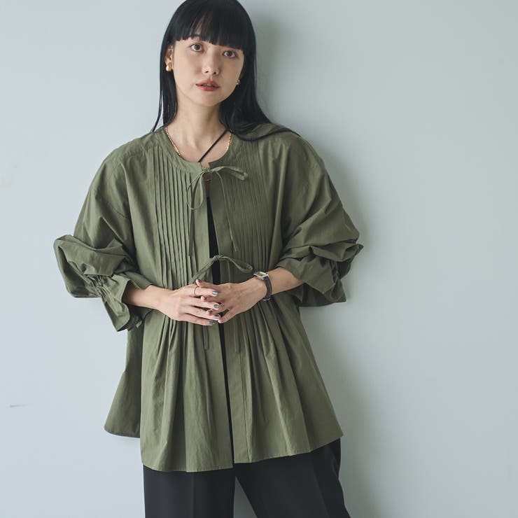 ピンタック2WAYブラウス | coen【women】 | 詳細画像14 