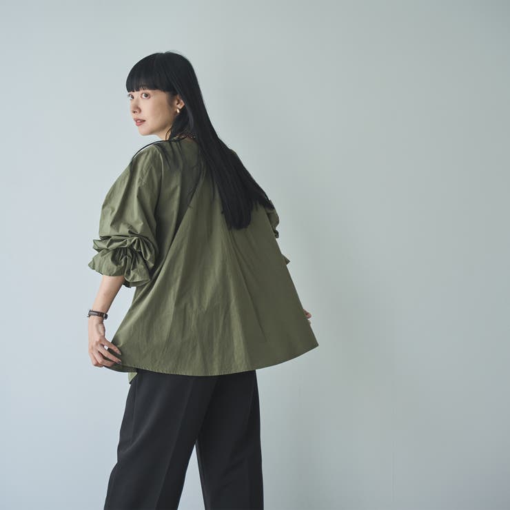 ピンタック2WAYブラウス | coen【women】 | 詳細画像18 