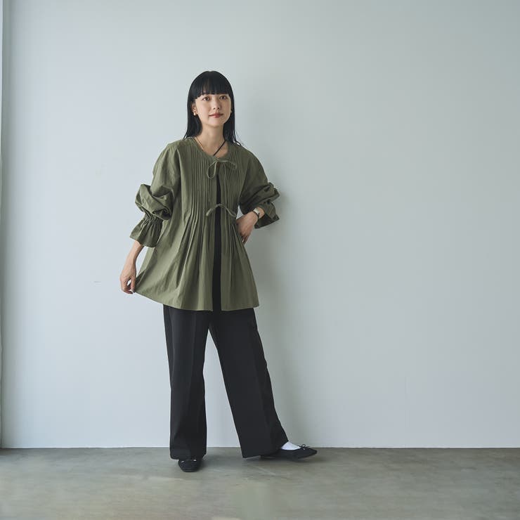 ピンタック2WAYブラウス | coen【women】 | 詳細画像19 