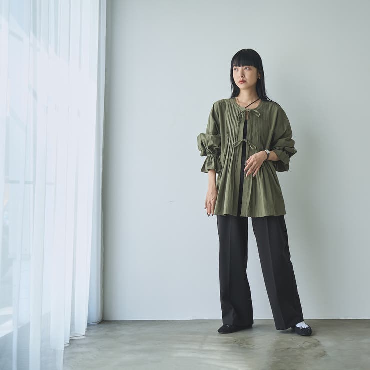 ピンタック2WAYブラウス | coen【women】 | 詳細画像22 