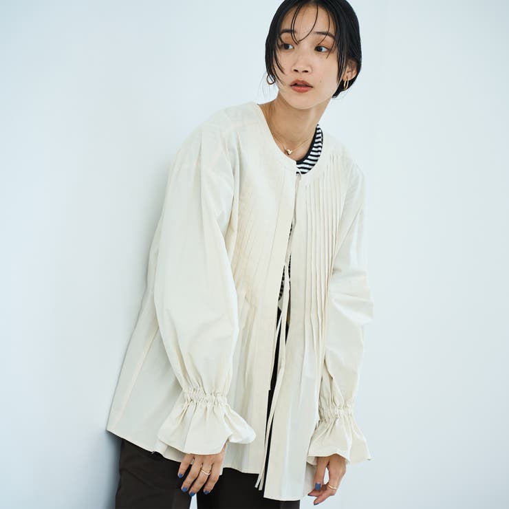 ピンタック2WAYブラウス | coen【women】 | 詳細画像24 