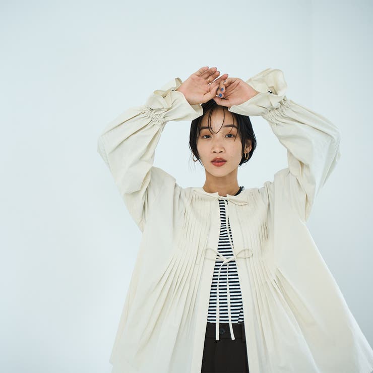 ピンタック2WAYブラウス | coen【women】 | 詳細画像28 