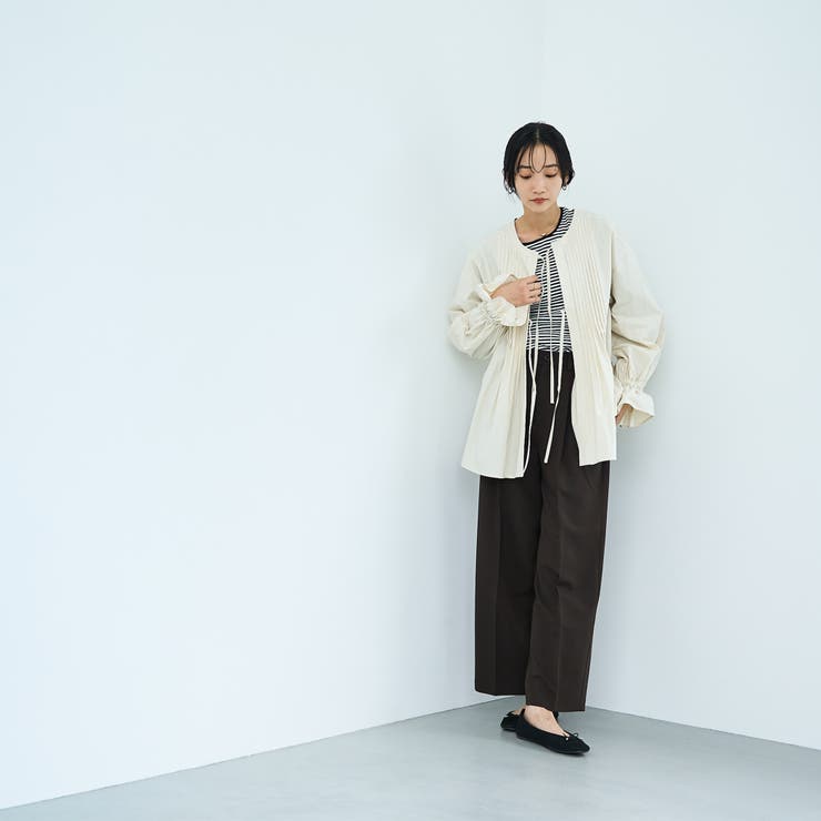 ピンタック2WAYブラウス | coen【women】 | 詳細画像33 