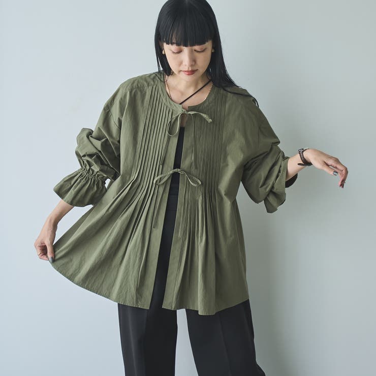 OLIVE | ピンタック2WAYブラウス | coen【women】