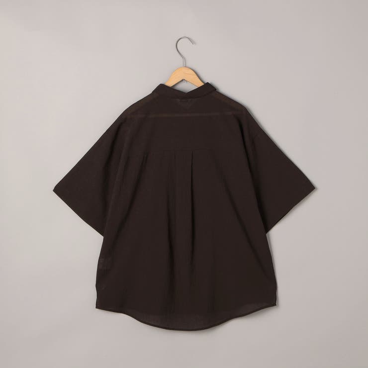 強撚シアーボイルハーフスリーブシャツ | coen【women】 | 詳細画像28 