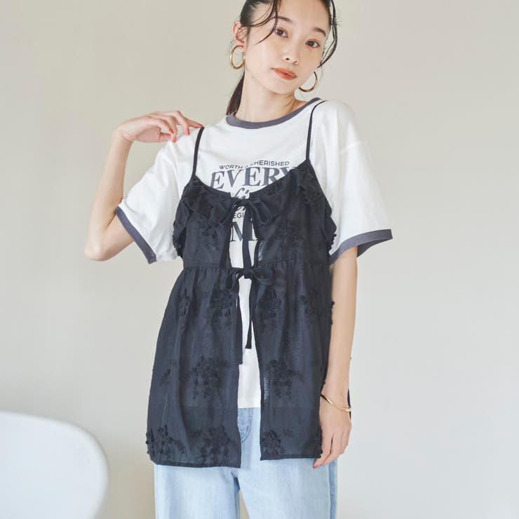 3D刺繍 キャミソールビスチェ | coen【women】 | 詳細画像2 
