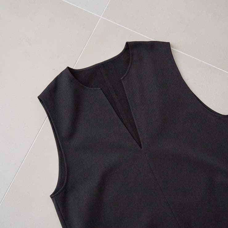 ウールライク裏起毛キーネックベスト | coen【women】 | 詳細画像3 