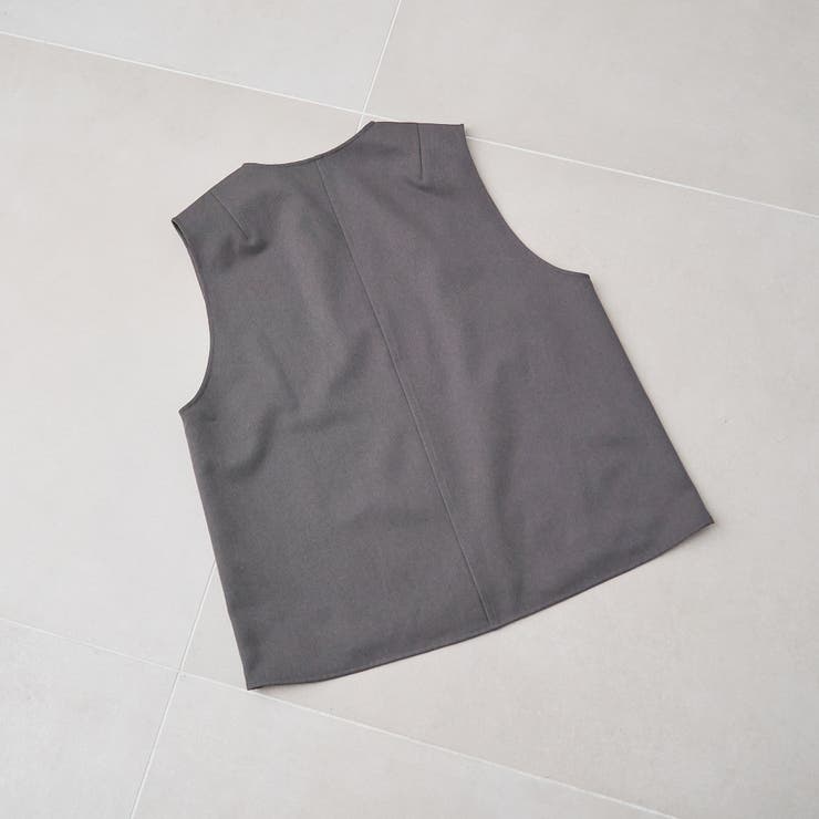 ウールライク裏起毛キーネックベスト | coen【women】 | 詳細画像5 