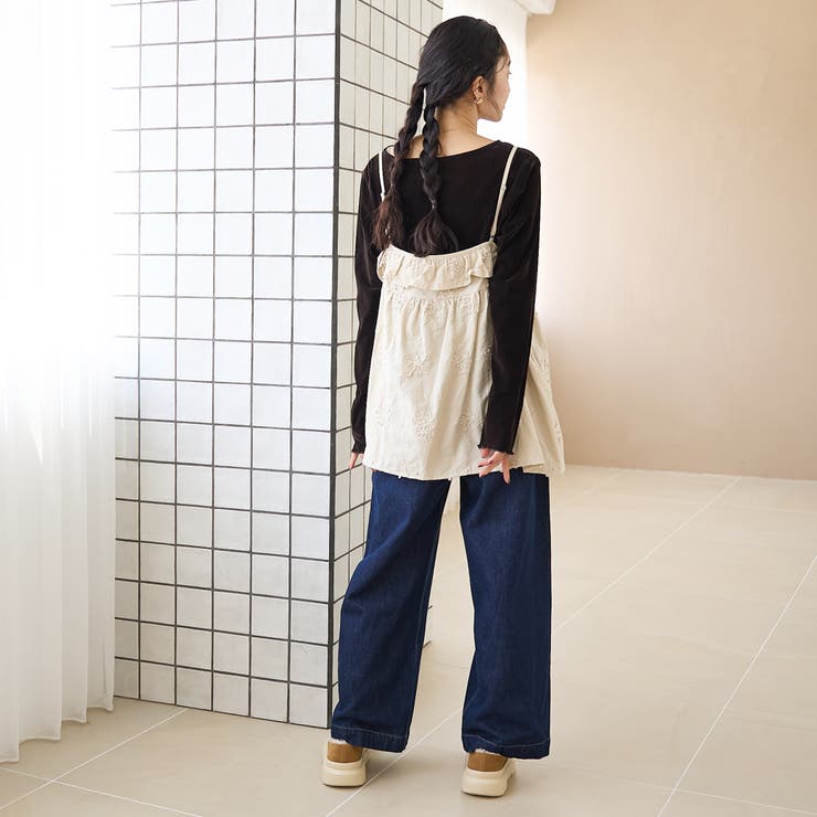 3Dフラワー刺繍 コーデュロイキャミソール | coen【women】 | 詳細画像11 