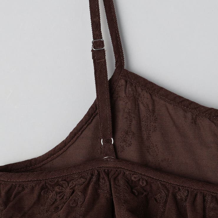 3Dフラワー刺繍 コーデュロイキャミソール | coen【women】 | 詳細画像21 