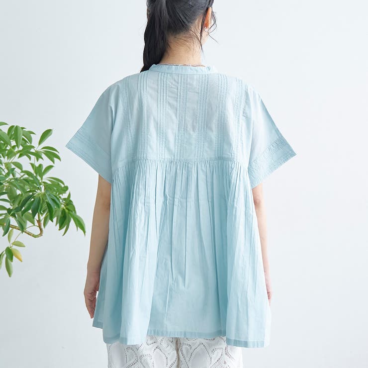 【MARKET（マーケット）】スキッパーピンタックブラウス（インフルエンサー紹介… | coen【women】 | 詳細画像28 