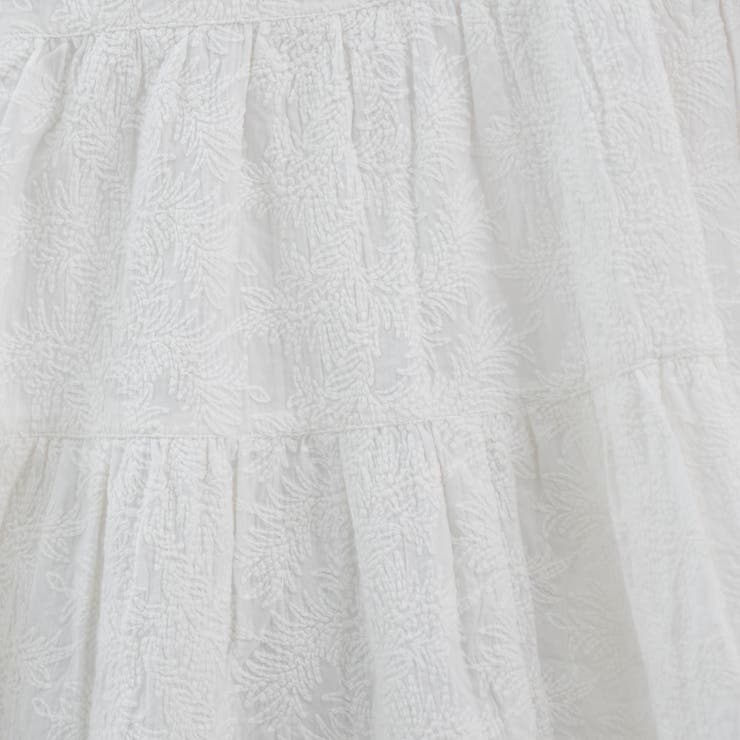 【Lipa（リパ）別注】ノースリーブ総刺繍ティアードブラウス | coen【women】 | 詳細画像7 