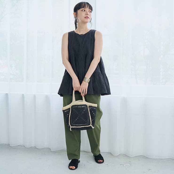 【Lipa（リパ）別注】ノースリーブ総刺繍ティアードブラウス | coen【women】 | 詳細画像8 