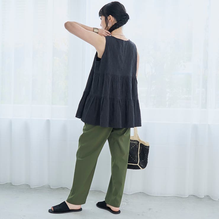【Lipa（リパ）別注】ノースリーブ総刺繍ティアードブラウス | coen【women】 | 詳細画像9 