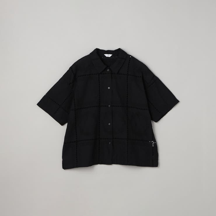 パッチワーク風フラワー刺繍半袖シャツ | coen【women】 | 詳細画像31 