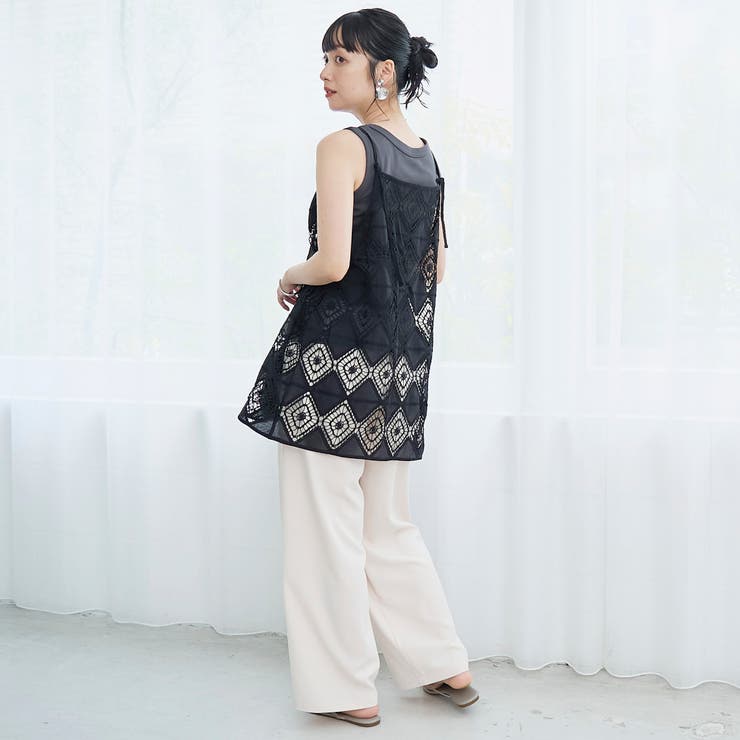 2way刺繍レース キャミソールビスチェ | coen【women】 | 詳細画像11 